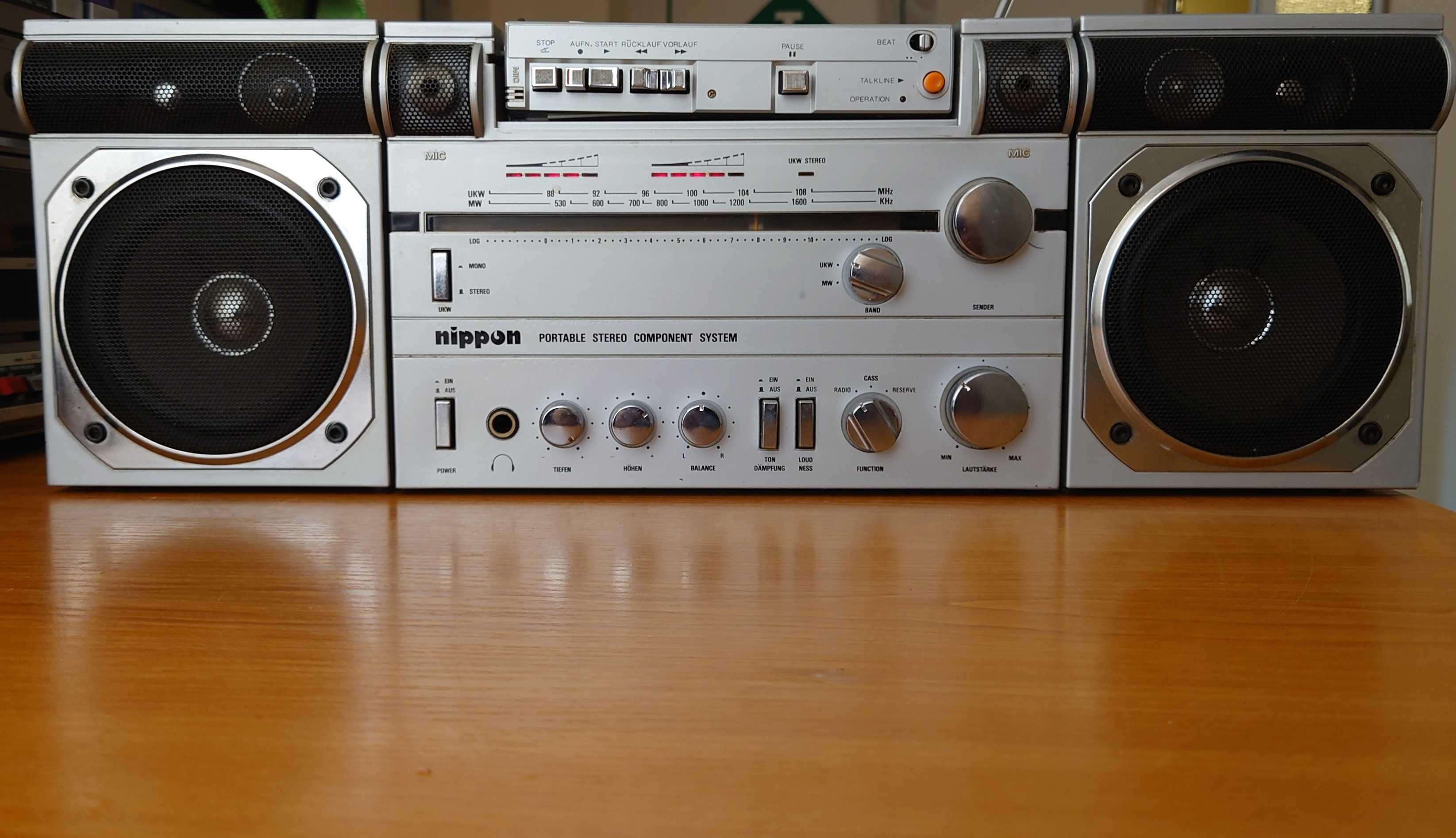 Радиокасетофон Boombox Ghettoblaster Касетофон Nippon PMS007