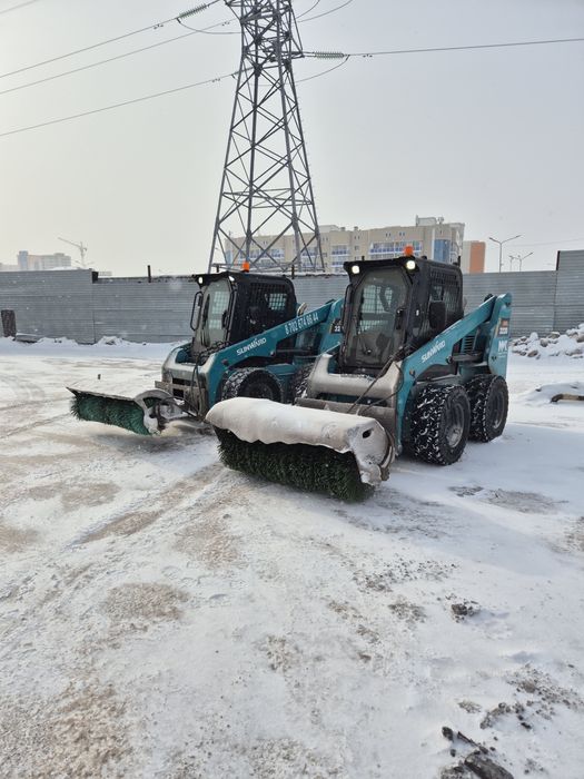 Услуги мини погрузчика бобкат по Астане быстро качественно