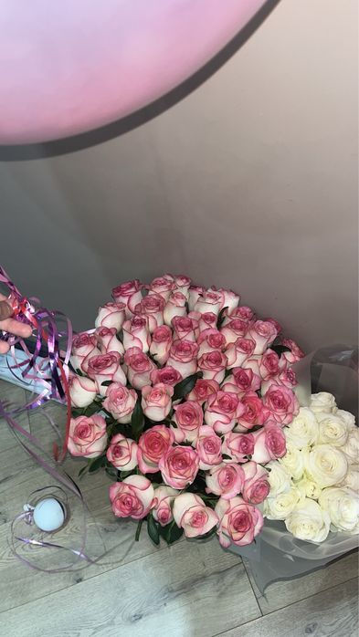 Цветы актау 51 шт роза