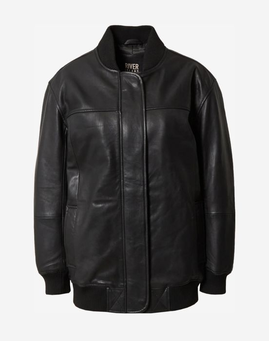 Ново кожено яке River Island, естествена кожа