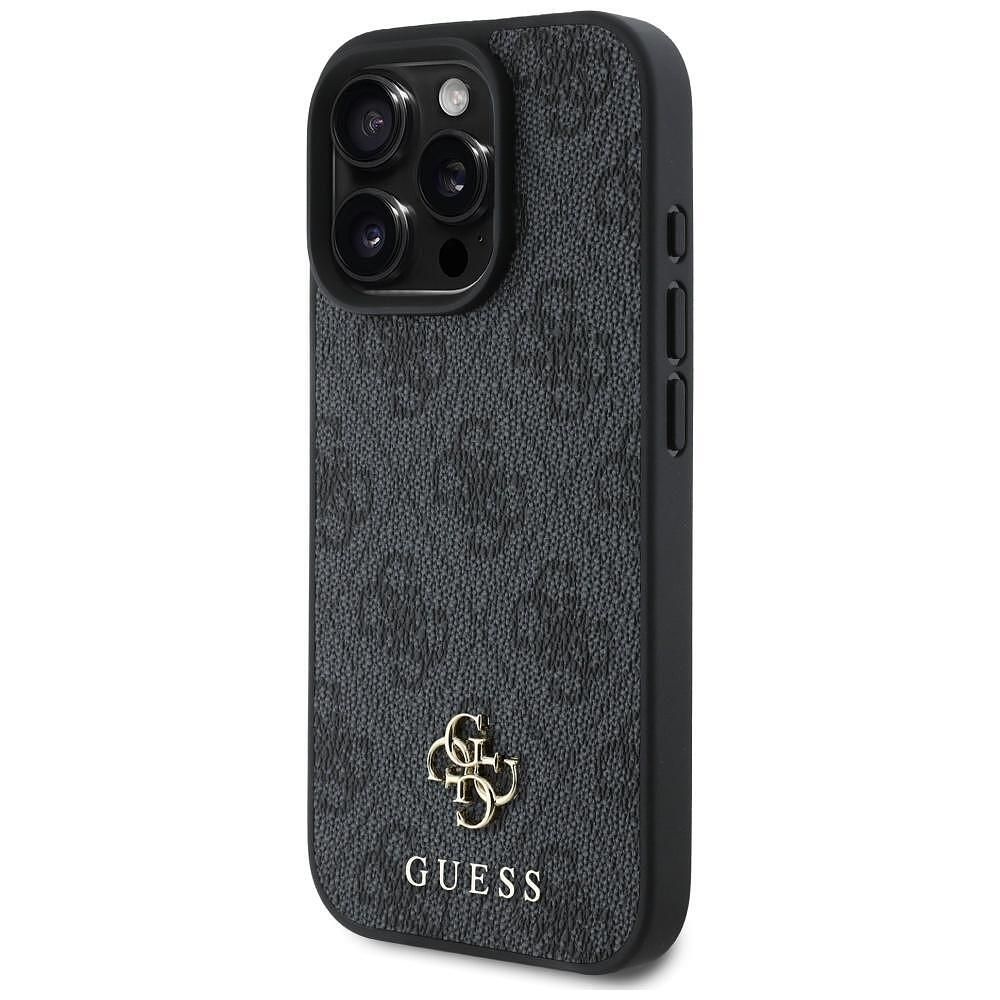 Guess 4g small and classic logo magsafe – iphone 16 pro max – черен