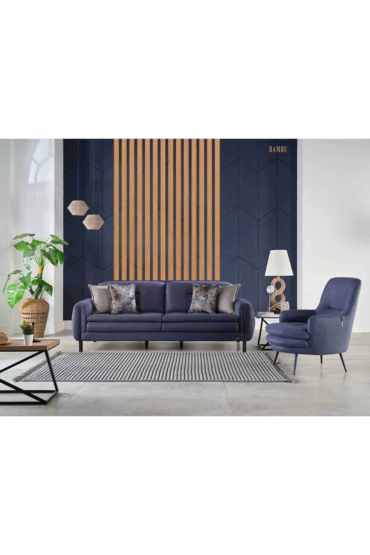 Декоративен стенен панел - MDF – Бамбук – 60 x 280 см
