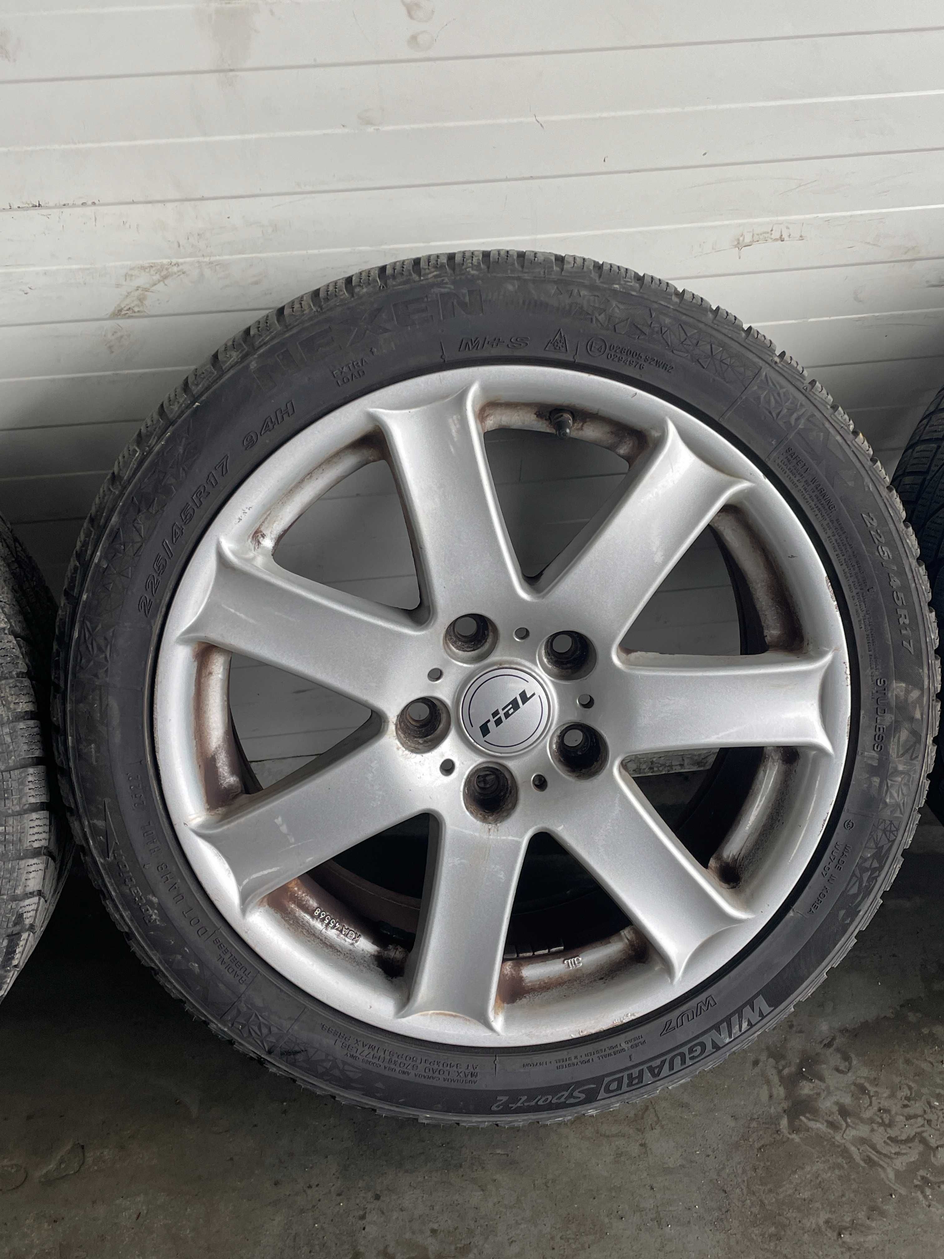 jante Rial 17" Bmw seria 3 5x120 anvelope iarna