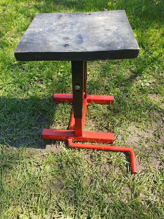 Cric cu parghie Stand moto Cross/Enduro, reglabil + tobă  esapament