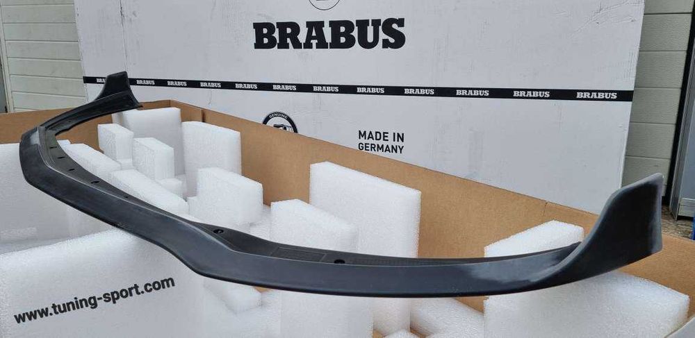 Спойлер лип предна броня BRABUS S-class AMG Line W223  от 2020 г.>