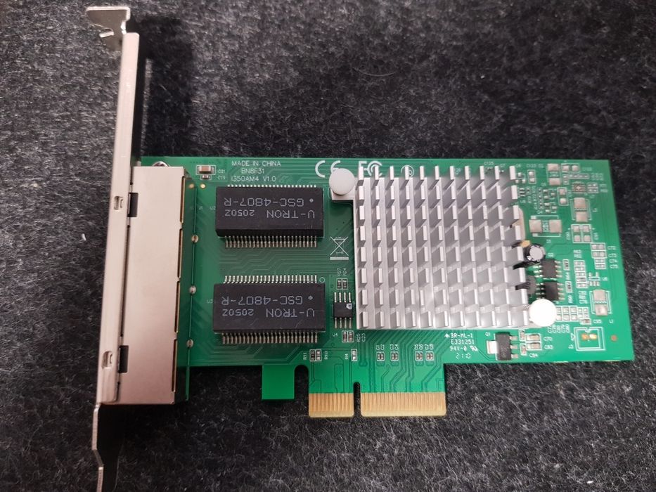 Placa de retea quad port RJ45 1G Intel I350-GE-4T-X4