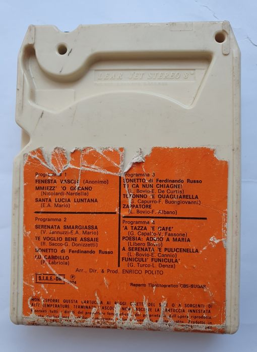 Casetă vintage CGD STEREO 8