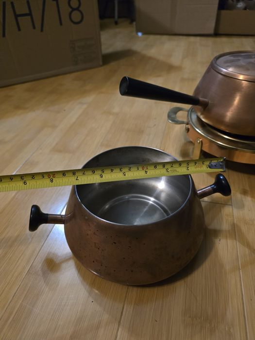 Vase din arama si incalzitor