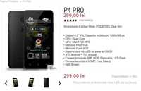 ALLVIEW P4 PRO- Dual Sim-8GB -4G-Black-Merge cu Orice Cartela NOU