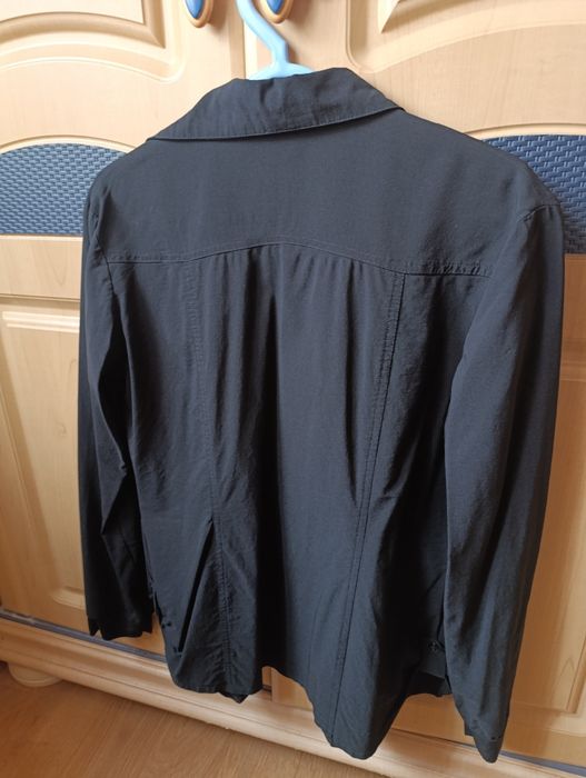 Белый свитер/свитерок и рубашка размер М