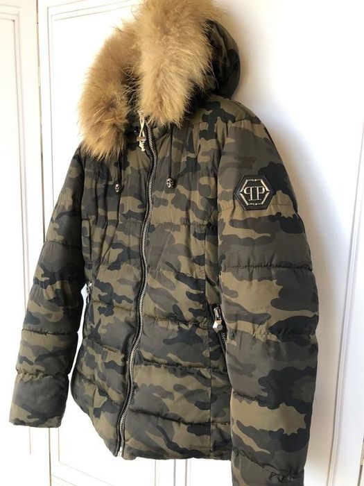 Geaca,Jacheta Originala Philipp Plein femei sau unisex!Blana Raton