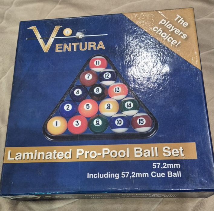 Топки за билярд Ventura, 57,2 мм

Информация :
 Право на връщане до 14