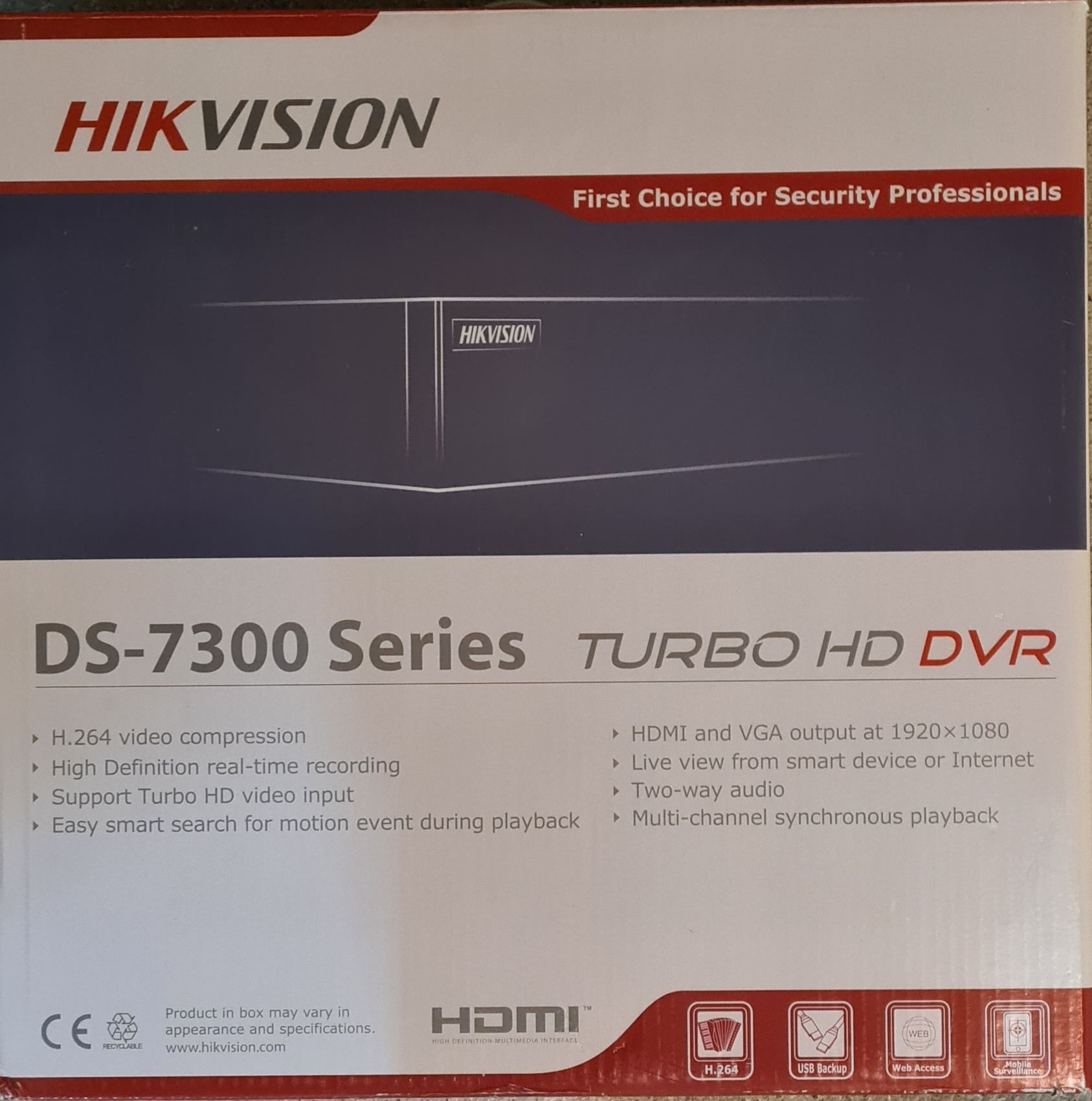 DVR Hikvision DS-7332HGHI-SH
