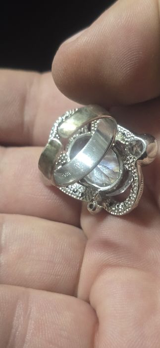 Inel argint reglabil