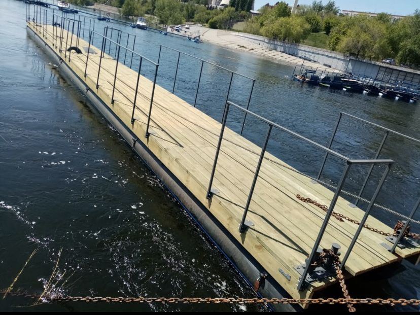 беседка на воде, топчан, катамаран, понтон 6/4 м - 24 м2