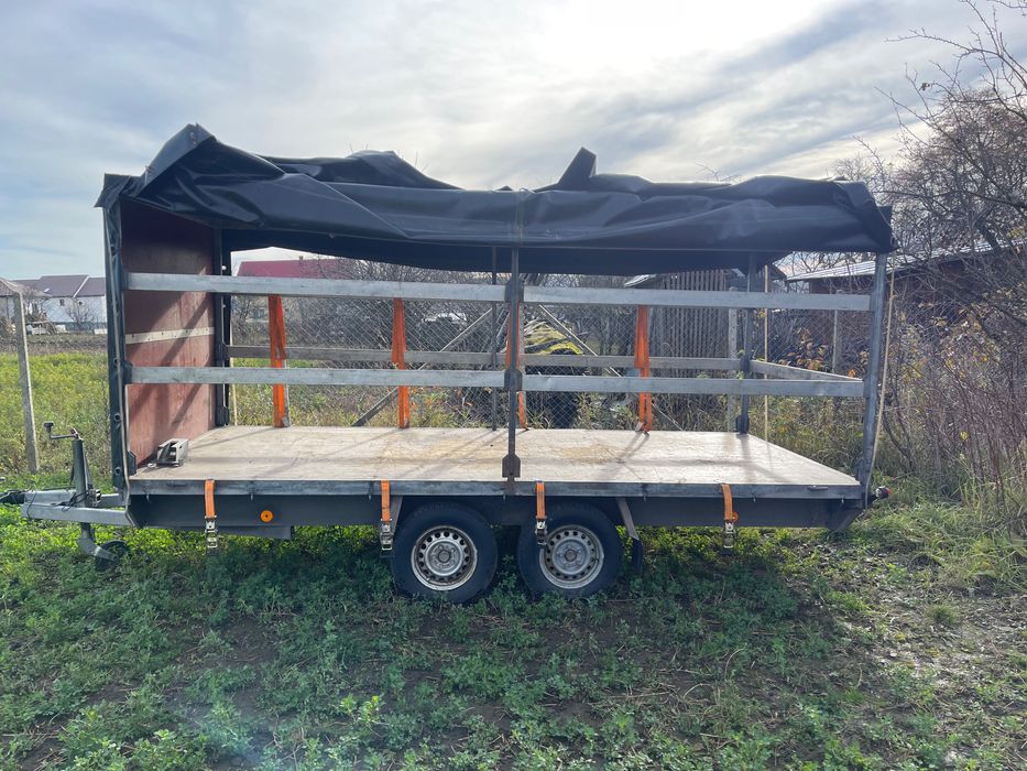 Remorcă cu prelată anssems -2 tone, 4 metri x 1,8 metri