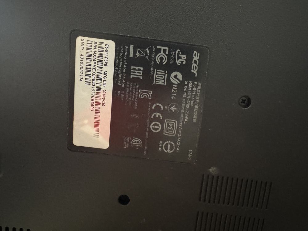 Лаптоп Acer Aspire E5-511