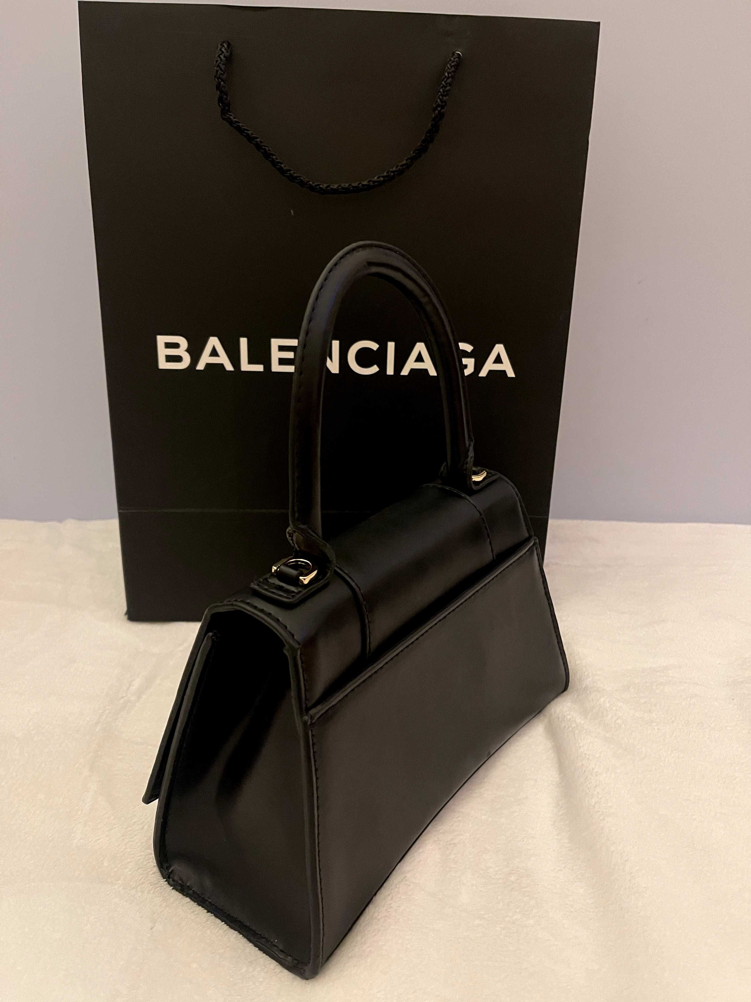 Geanta/Poșetă Balenciaga Hourglass S tote bag 23cm x 16cm