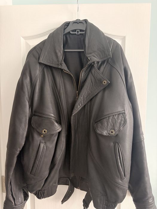 Мъжко кожено яке, естествена кожа