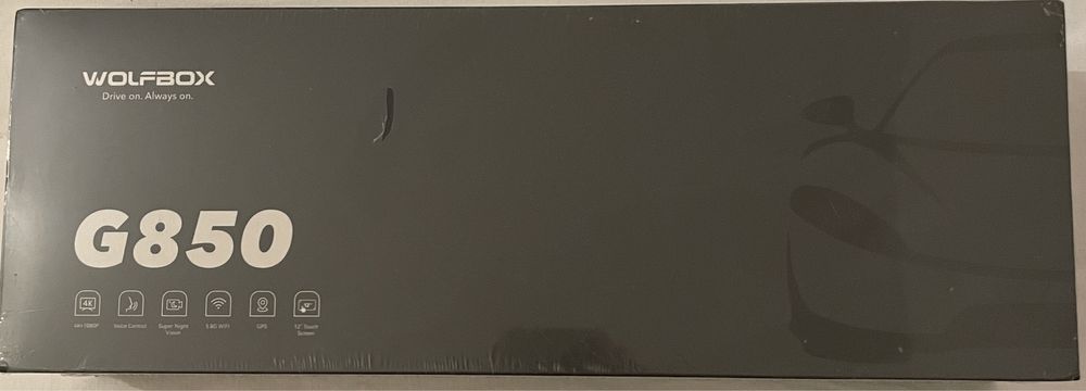wolfbox g850 camera de bord si oglinda