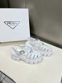 Sandale Prada Monolith alb, marimi 35-40, Premium