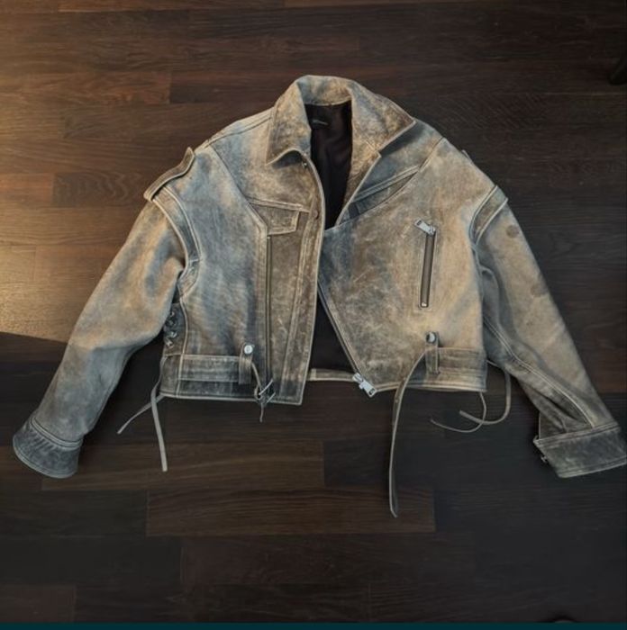 Vand geaca de piele naturala stil manokhin
