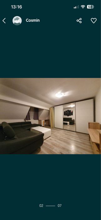 Proprietar,inchiriez apartament 2 camere,centrala,renovat!