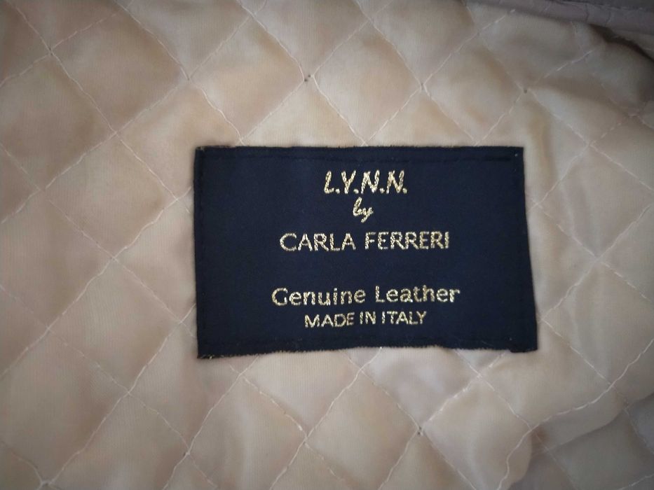 Пролет-есен  100% ест. кожа  L.Y.N.N by Carla Ferreri бежаво размер 38