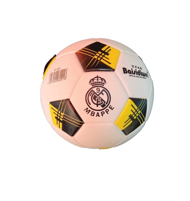 Мбапе 9 футболна топка Реал Мадрид Жълто + Бяло 2025г