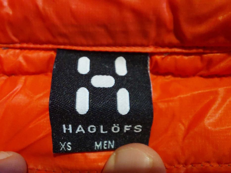 Haglöfs Essens II мъжки XS пухен елек оригинал 97% много фин пух
