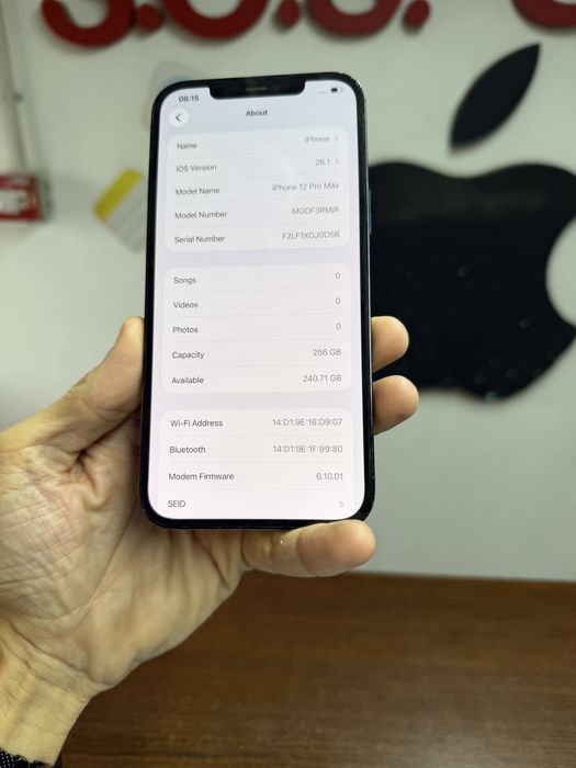 Vand Iphone 12 Pro Max 256Gb