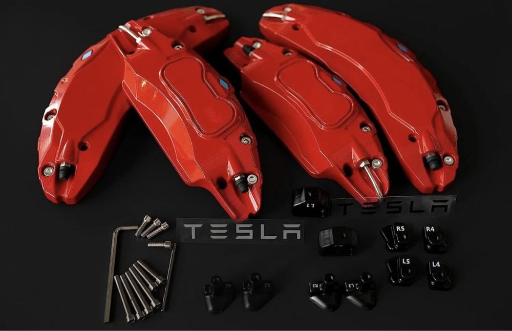 Set 4 Capace etrier de frână Tesla Model X S 2018-2021