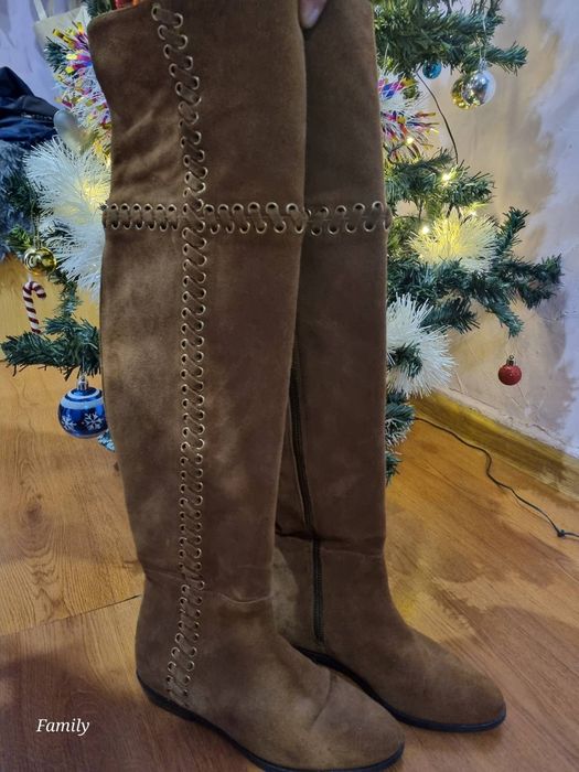 Michael kors Дамски ботуши, чизми, велур.