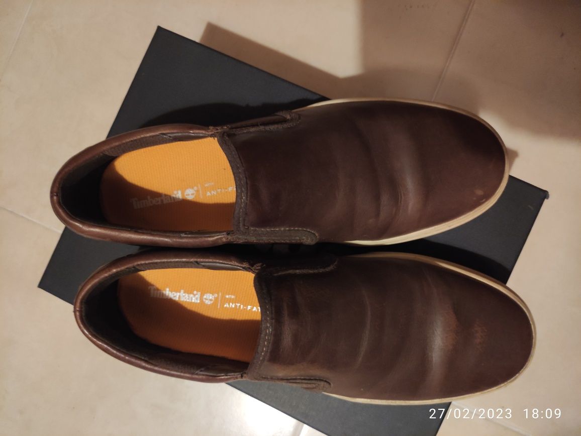 Обувки Clarks и Timberland, естествена кожа, номер 43