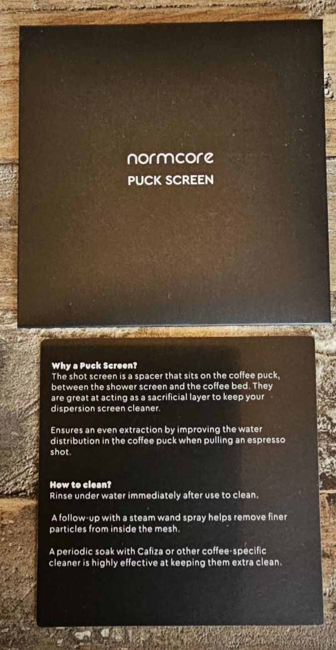 Puck Screen Normcore 53.3 mm/1.7mm кафе аксесоари протектор Нормокор