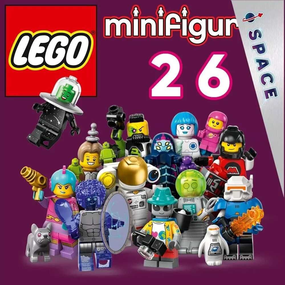Minifigurine LEGO, 71046, Seria 26, M-Tron Powerlifter, IDENTIFICATE