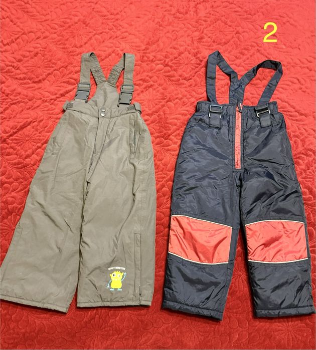 Salopeta Pantaloni captusiti, grosi/schi iarna toamna 3-4, 6-7 ani