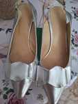 Vand pantofi de mireasa, piele, 41