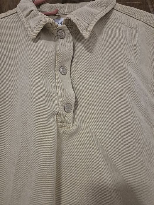 Zara къса риза с копчета, с лиосел, S размер или 164см