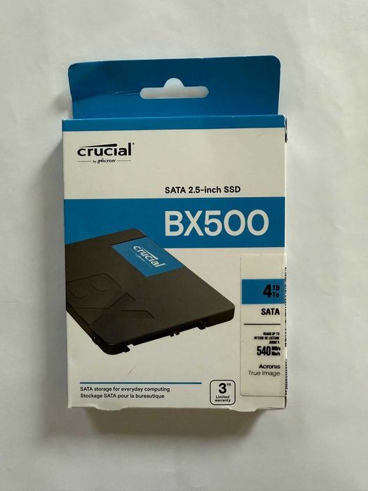 SSD Crucial BX500 4TB SATA-III 2.5 inch ! SIGILAT + Garantie