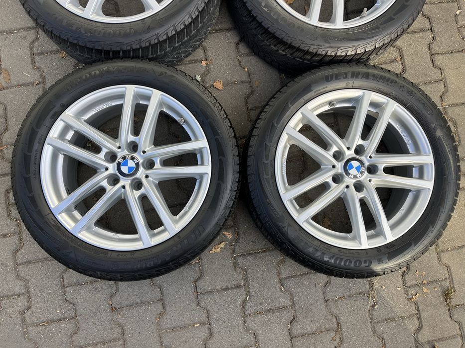 Jante aliaj 5x120mm, anvelope iarna 225/50 R17, BMW X1 E90 E91 F30 F31