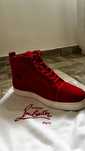 Louboutin roșii cu diamante