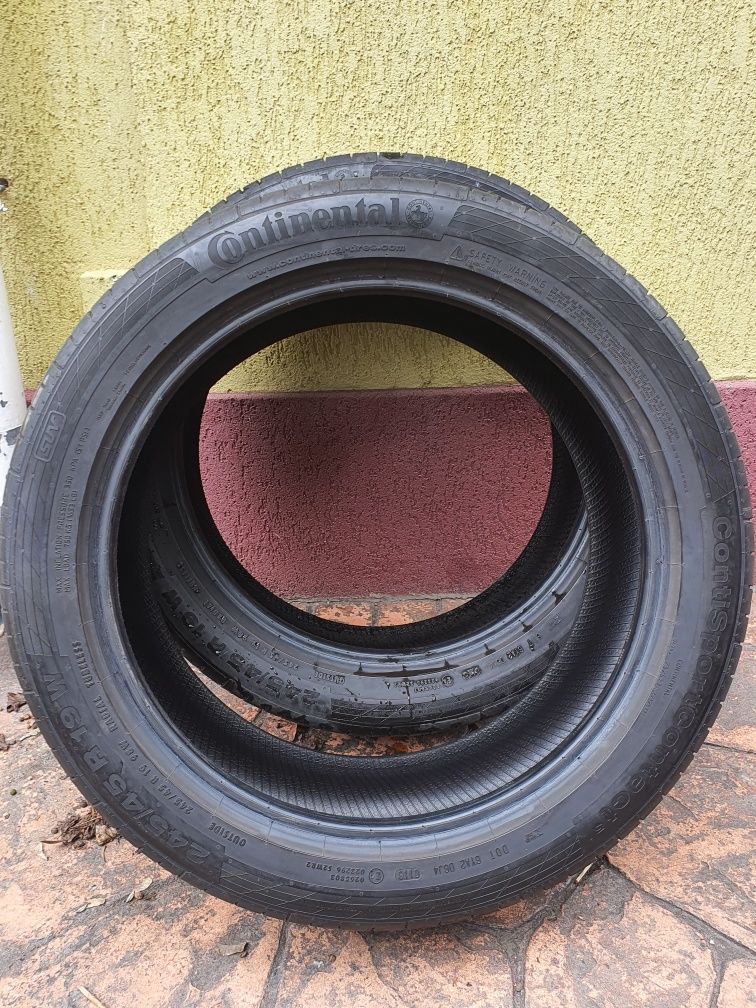 Anvelope vara Continental ContiSportContact 245/45 R19