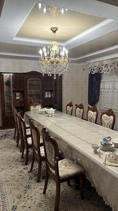 Комплект мебель стол 5 метра шкаф из дерева