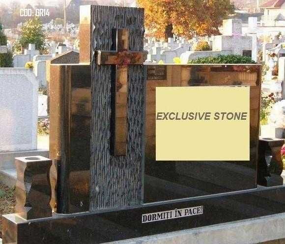 Monumente funerare, placări, capace masive si cruci. Marmura si Granit