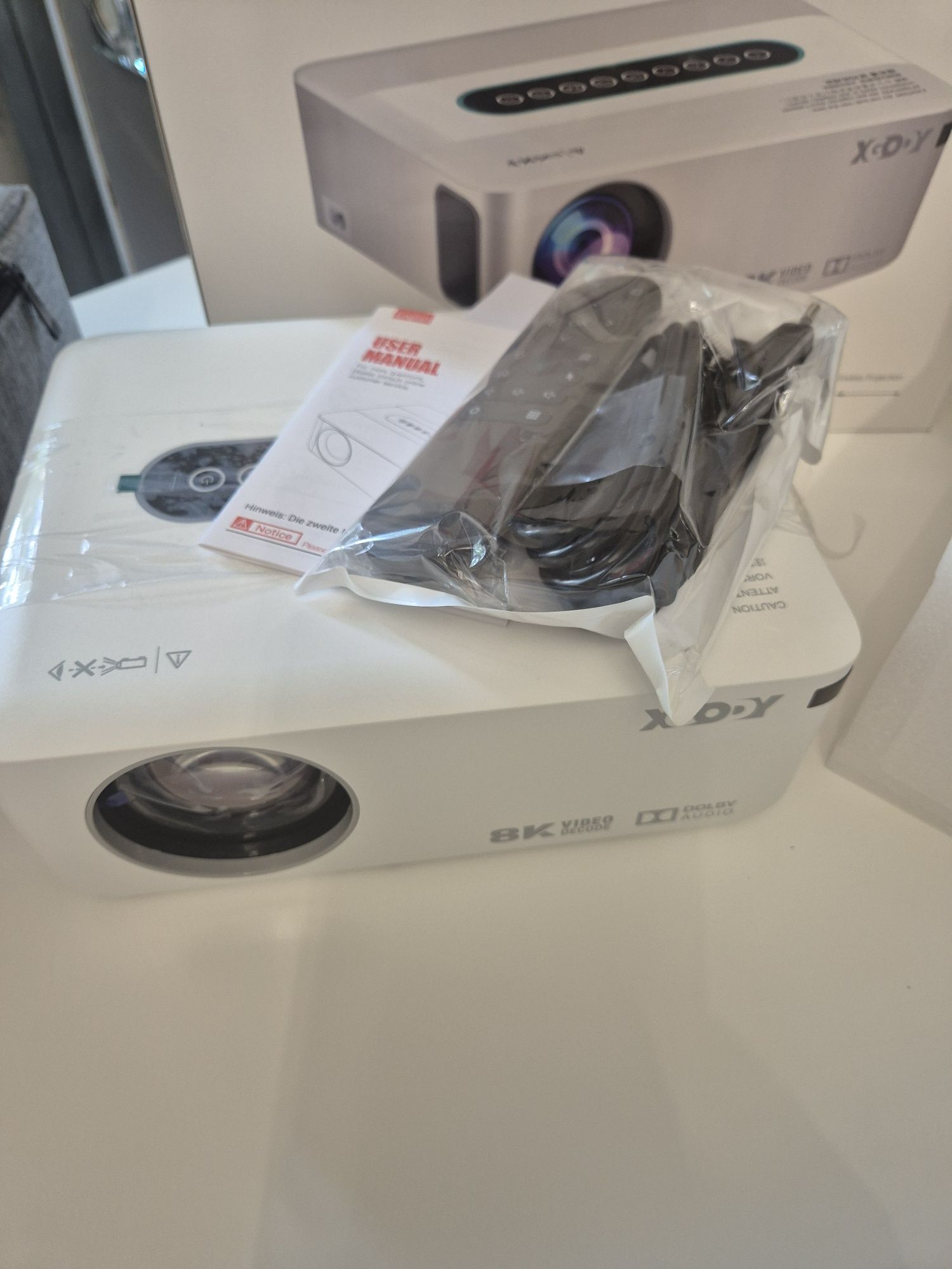 Smart 8K Android WiFi 5GВисок клас  проектор Native 1080P