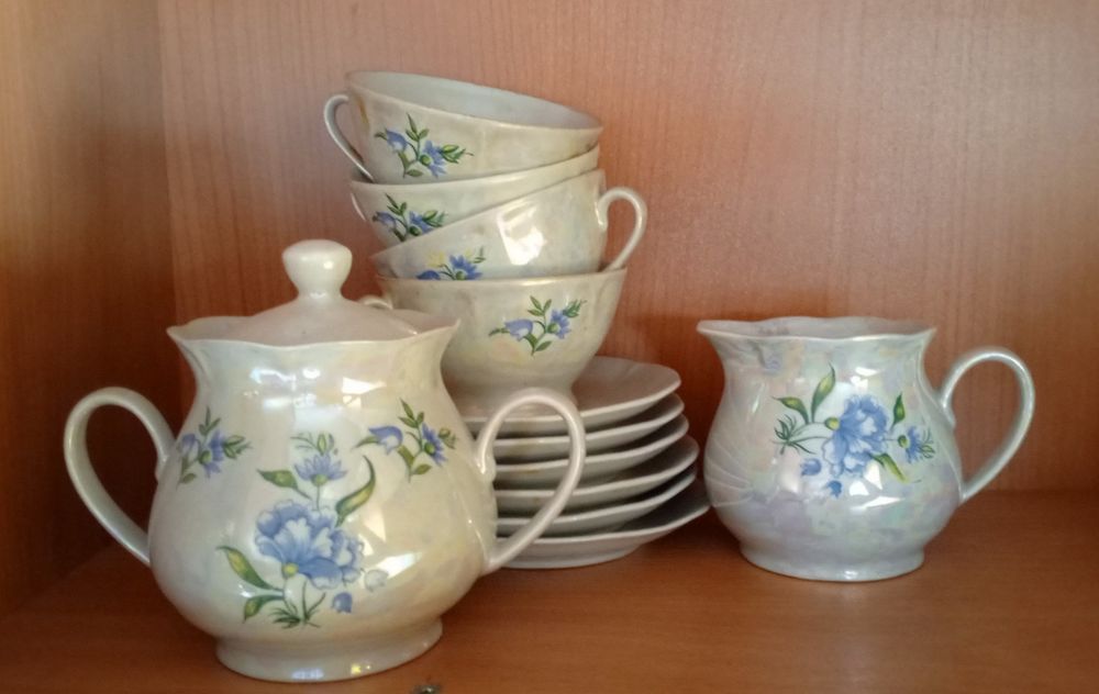 Чайный сервиз перламутровый