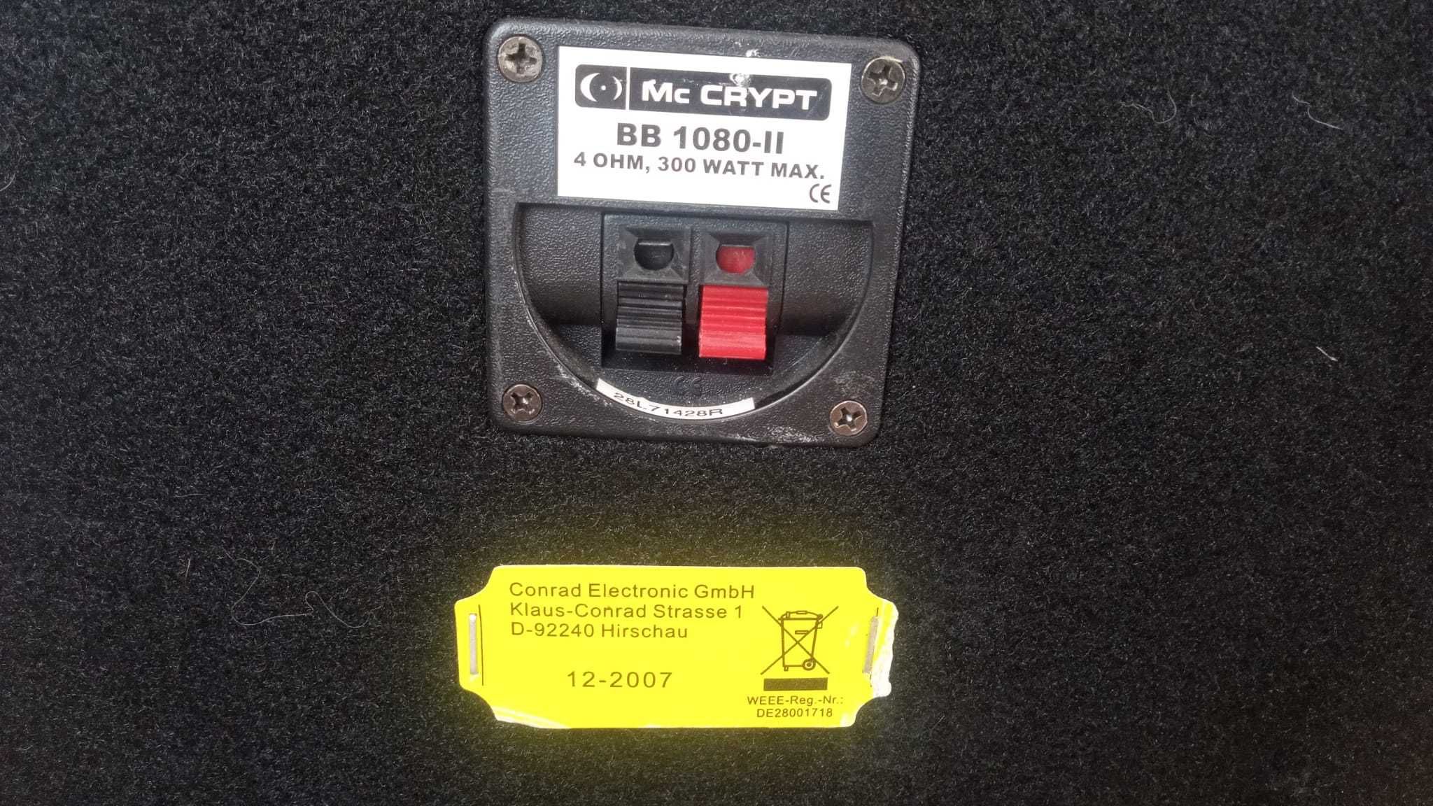 Boxe Profesionale MC CRYPT BB 1080 - II