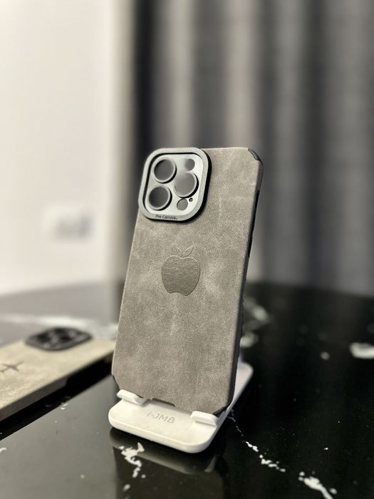 Husă Imitație Piele Logo Iphone 14 Pro Max