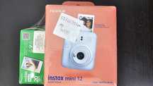 Aparat foto instant Fujifilm Instax Mini 12 Blossom Pink + Film Mini 2